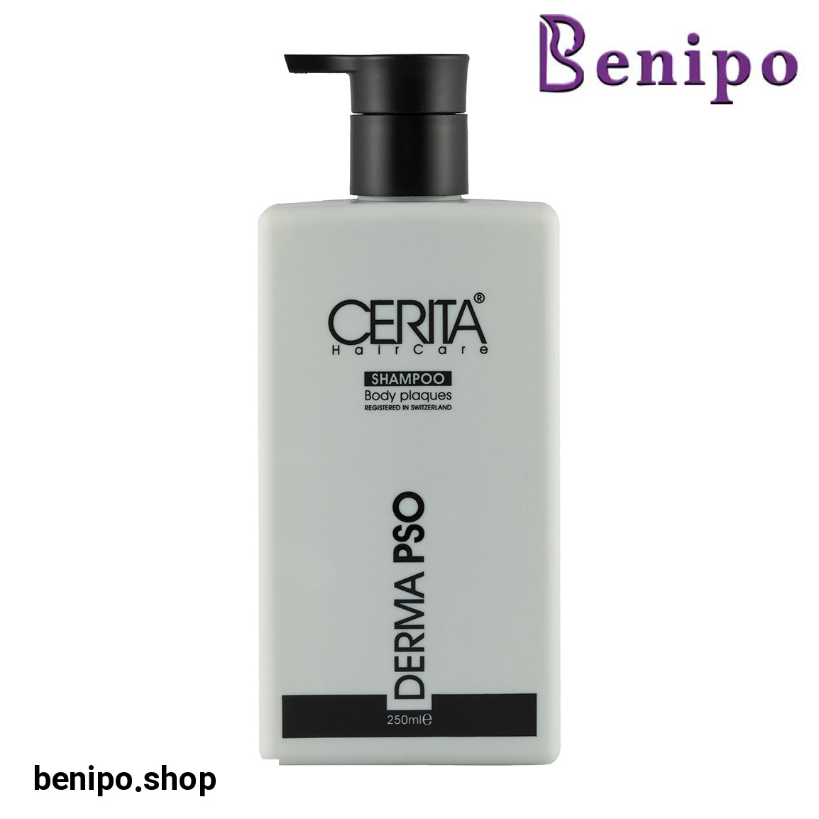 شامپو بدن پسوریازیس مدل Derma PSO حجم 250 میلی لیتر