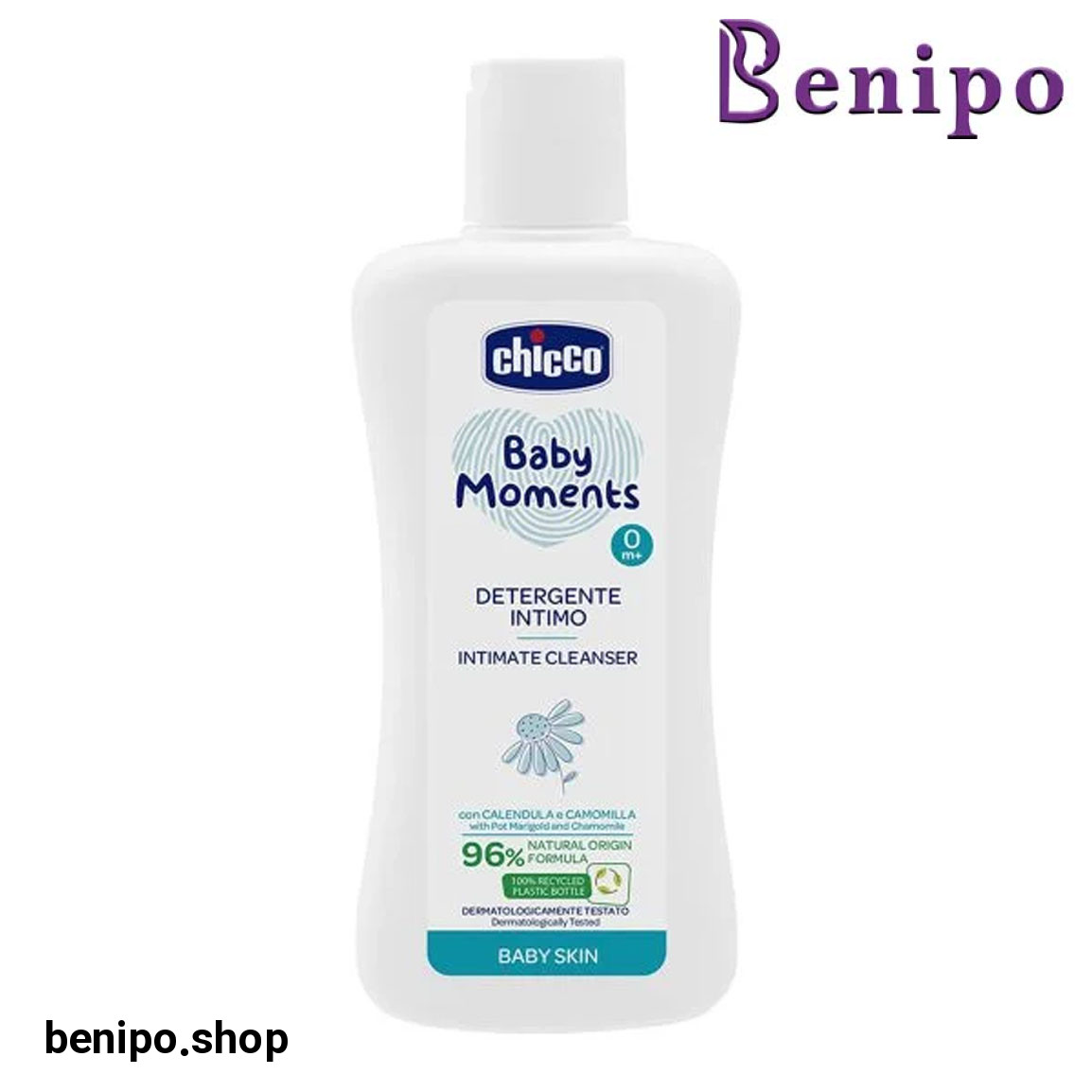 پاک کننده بهداشتی کودک حاوی عصاره بابونه و گل همیشه بهار 200 میلی لیتر