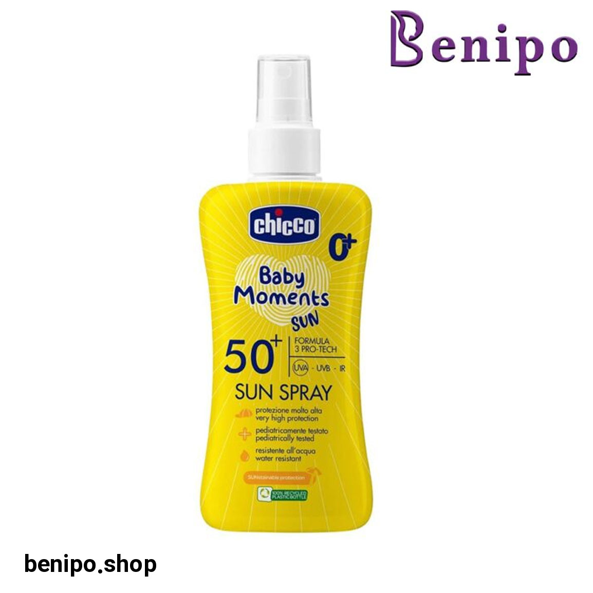 اسپری ضد آفتاب نوزاد دارای SPF50 حجم 150میلی لیتر