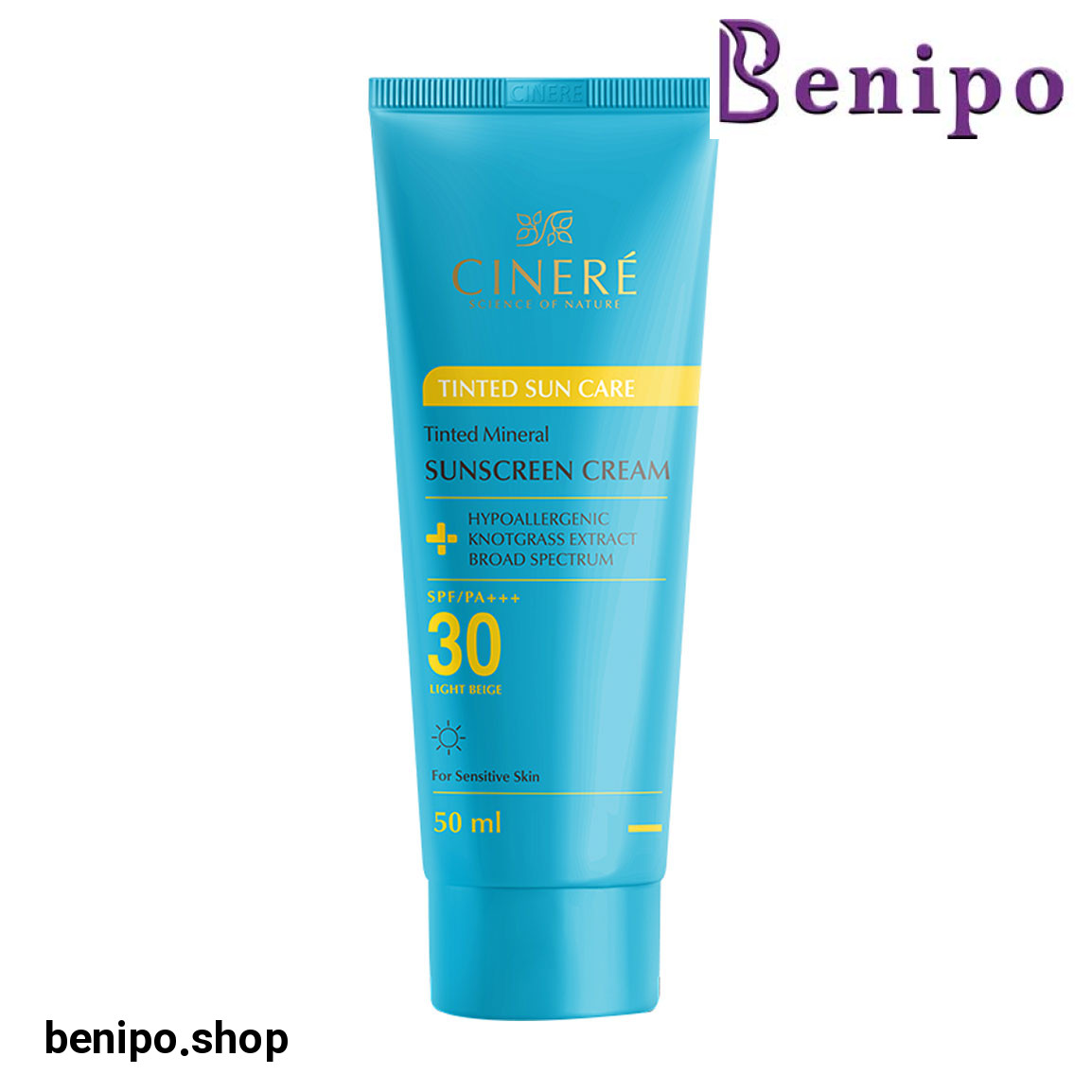 کرم ضد آفتاب رنگی +SPF30 مناسب انواع پوست