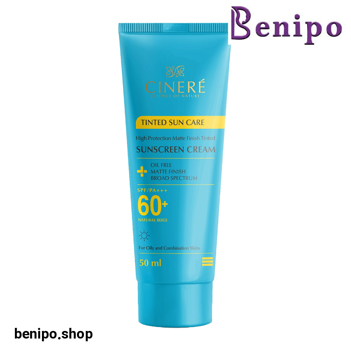 ضد آفتاب رنگی +SPF60 مات کننده پوست چرب