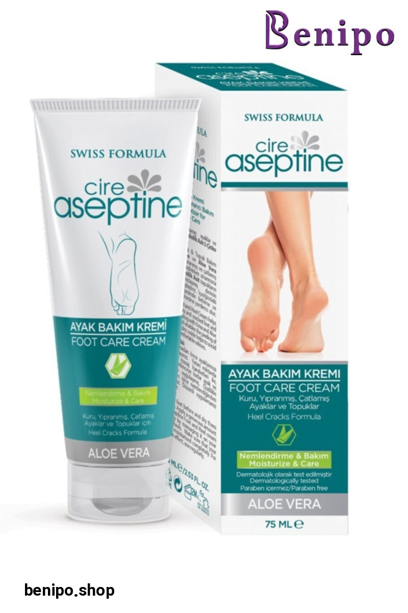 کرم قوی رفع ترک پا حاوی عصاره آلوئه ورا حجم 75 میل :