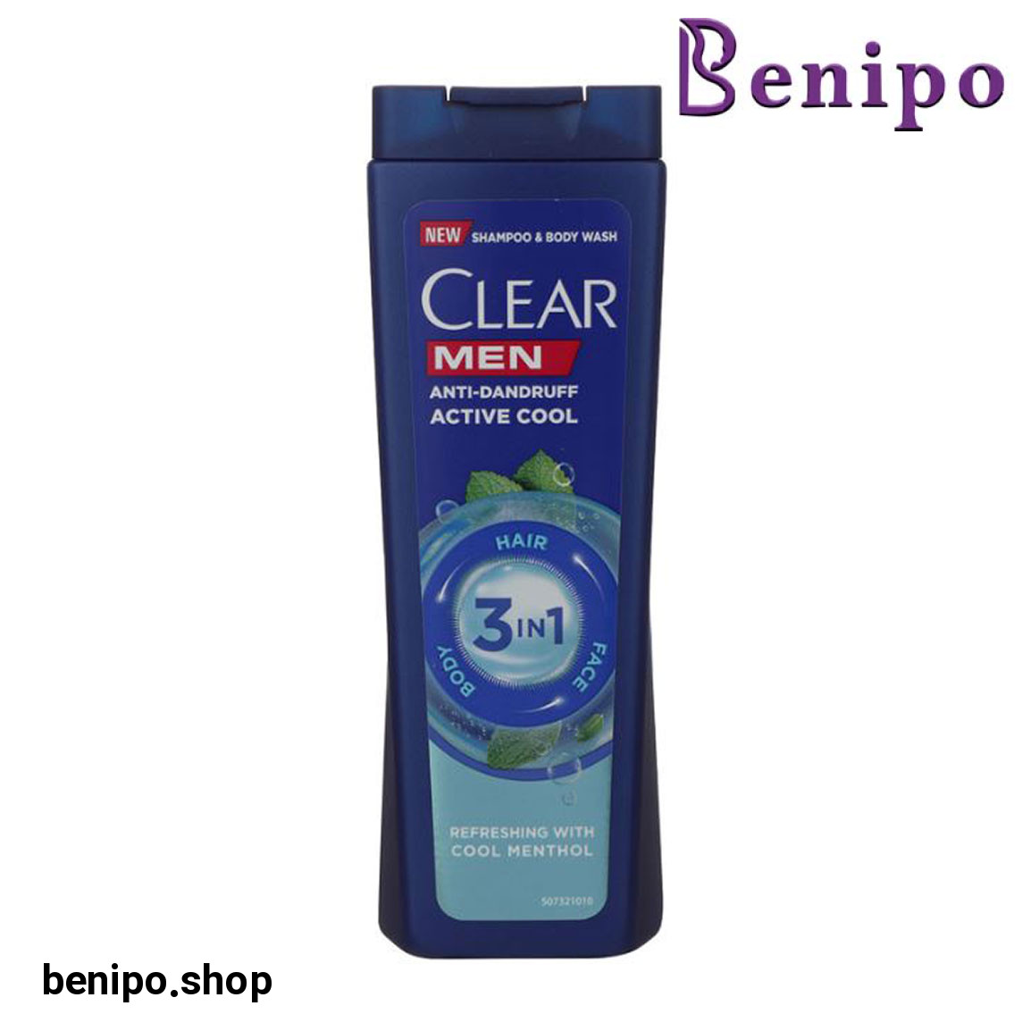 شامپو ضد شوره، خنک کننده فعال 3x1 مناسب آقایان 200 میلی لیتر