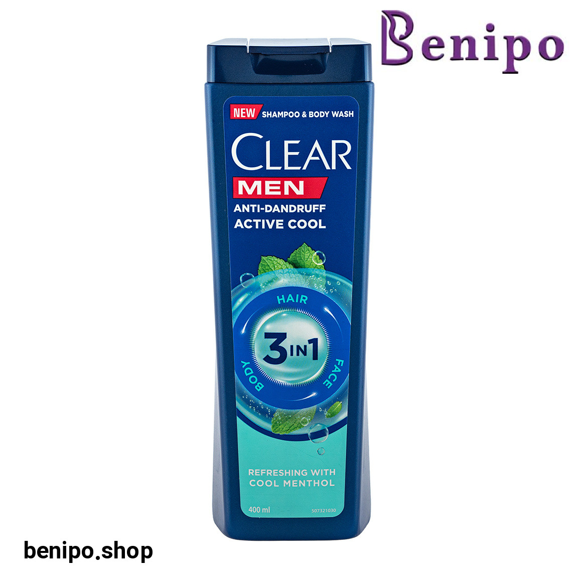 شامپو ضد شوره و خنک کننده حجم 400 میلی لیتر