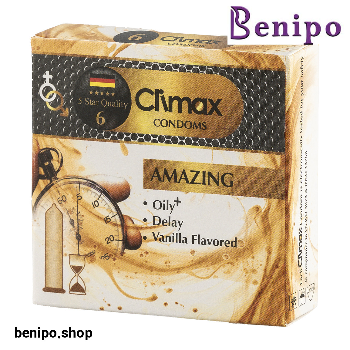 کاندوم مدل AMAZING بسته 3 عددی