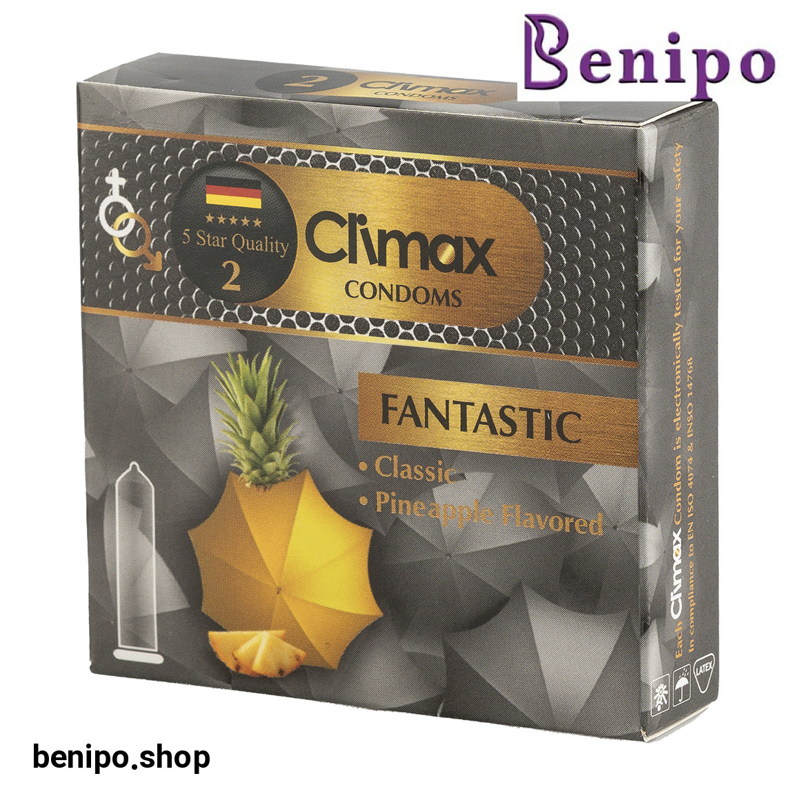 کاندوم مدل FANTASTIC بسته 3 عددی