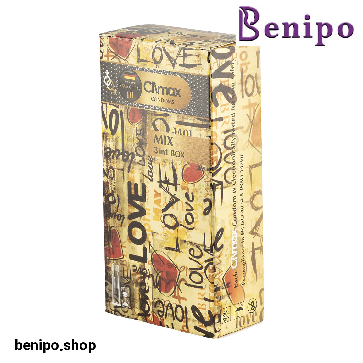 کاندوم مدل Mix بسته 12 عددی