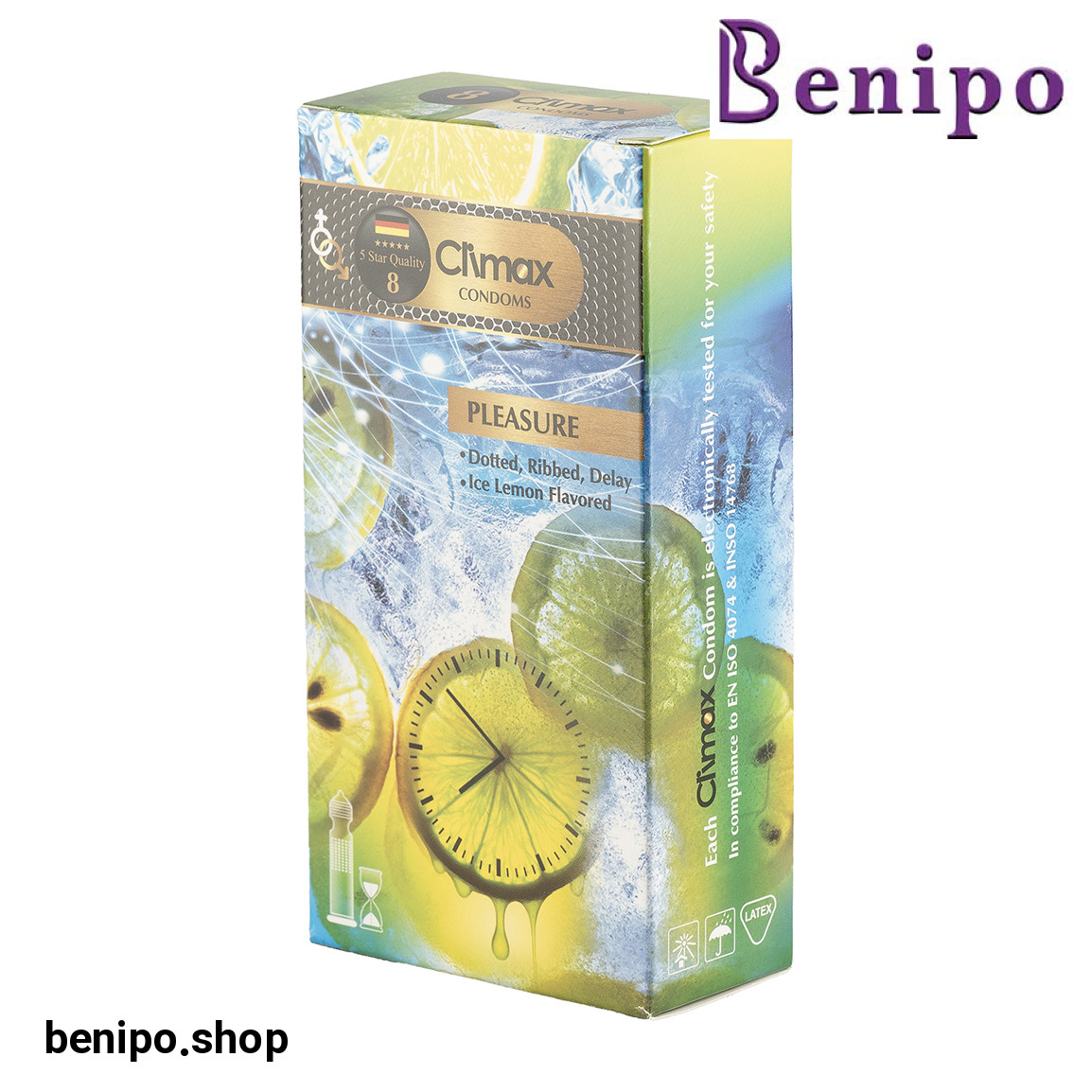 کاندوم مدل PLEASURE بسته 12 عددی