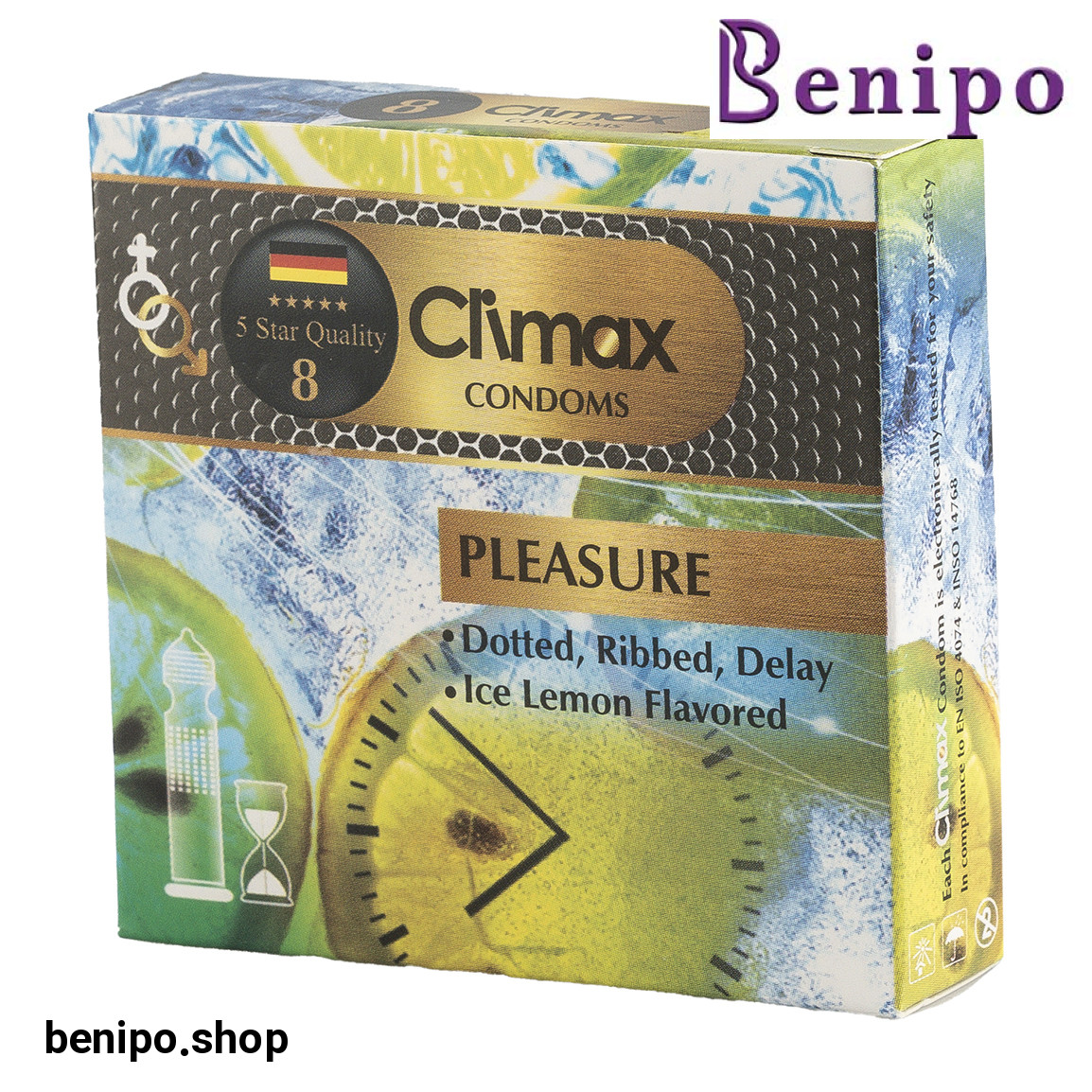 کاندوم مدل PLEASURE بسته 3 عددی