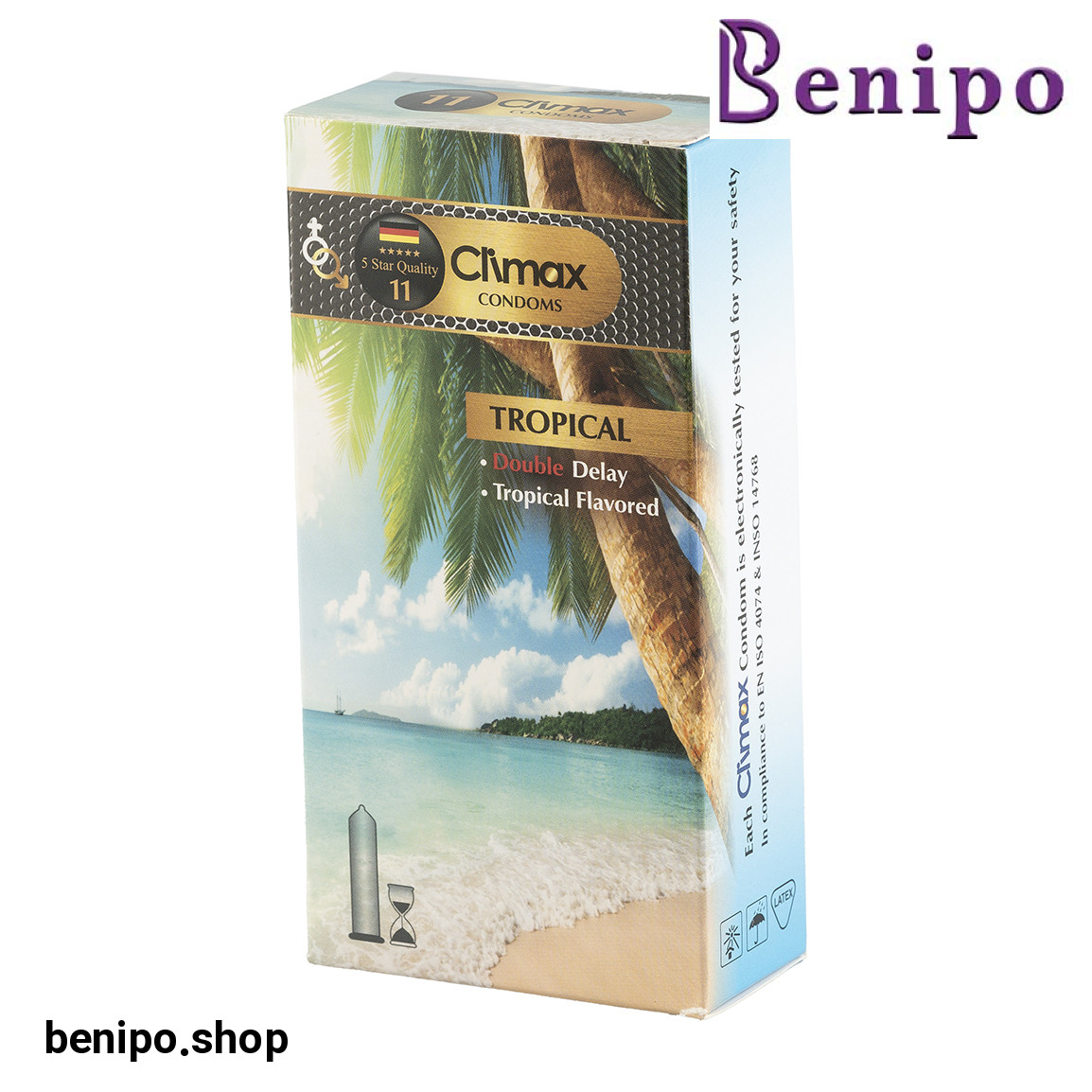 کاندوم مدل TROPICAL بسته 12 عددی