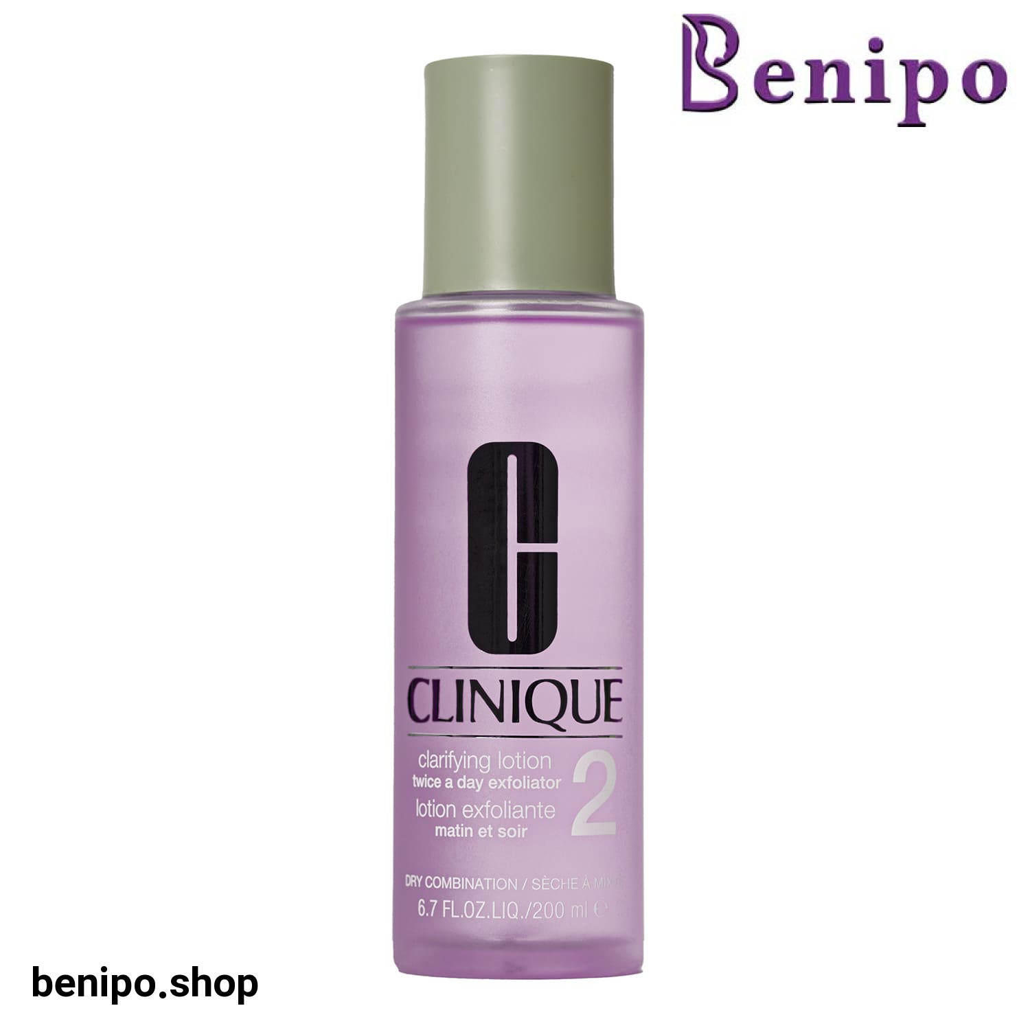 تونر کلینیک شماره ۲ پوست مختلط تا خشک