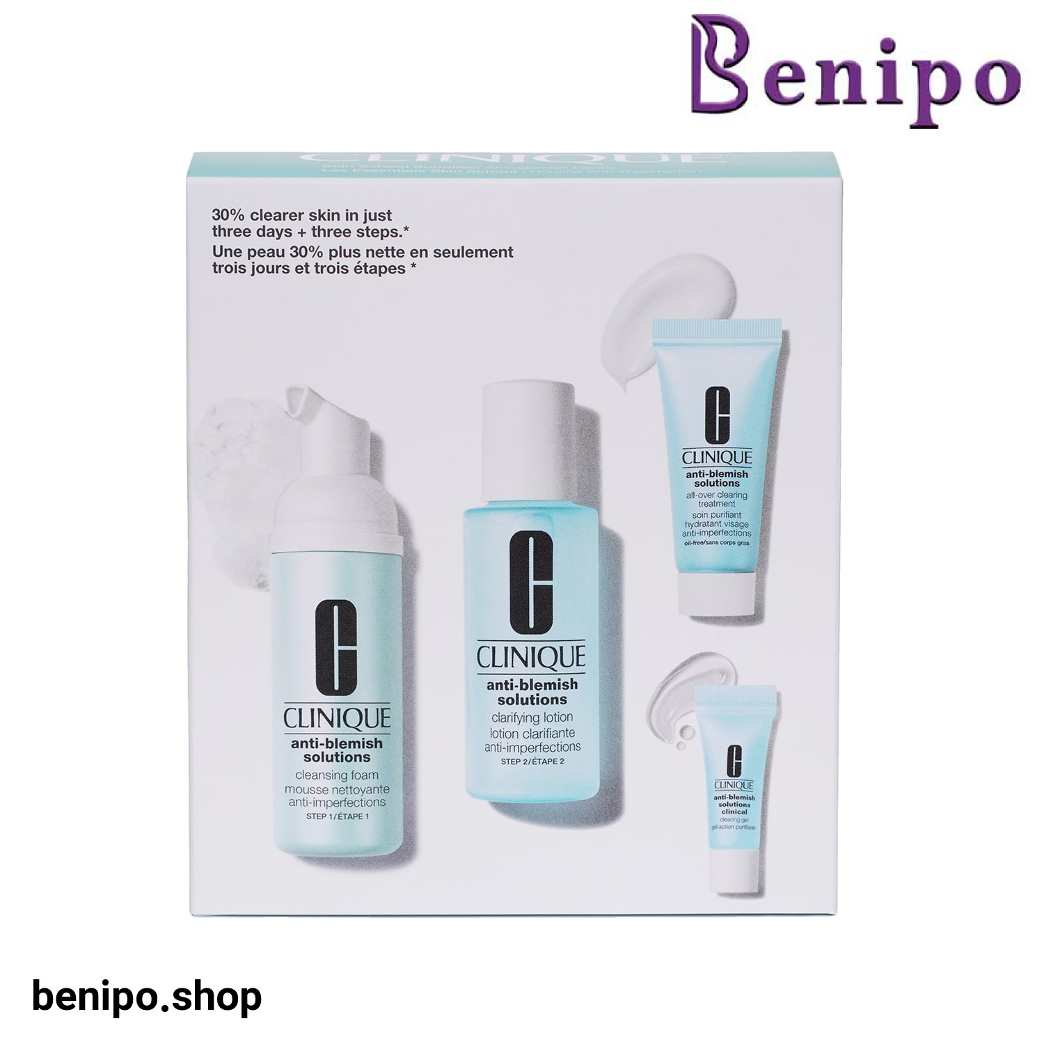 ست ضدجوش و از بین برنده جای جوش SKIN SCHOOL کلینیک