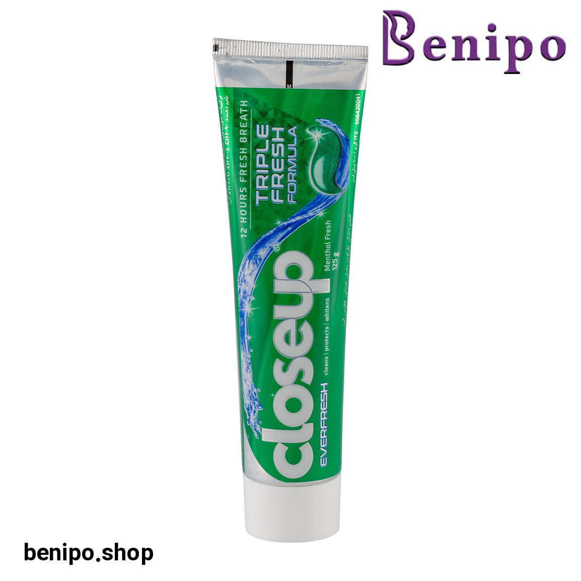 خمیردندان طراوت بخش نعنایی مدل منتول فرش 125 میل