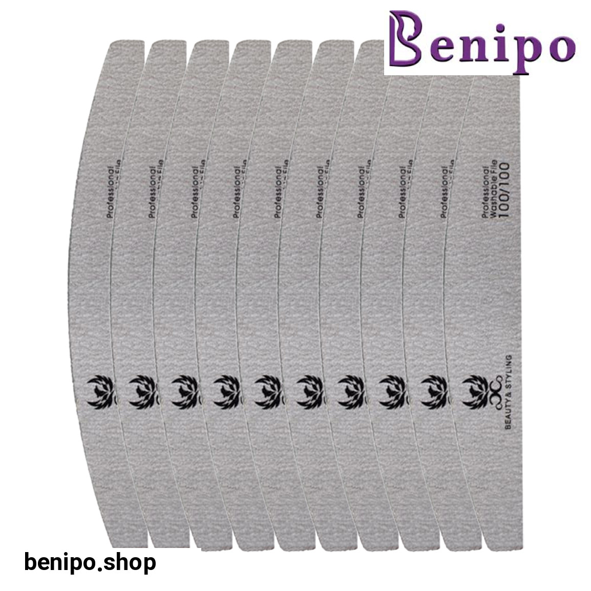 سوهان ناخن مدل 100-100 بسته 10 عددی