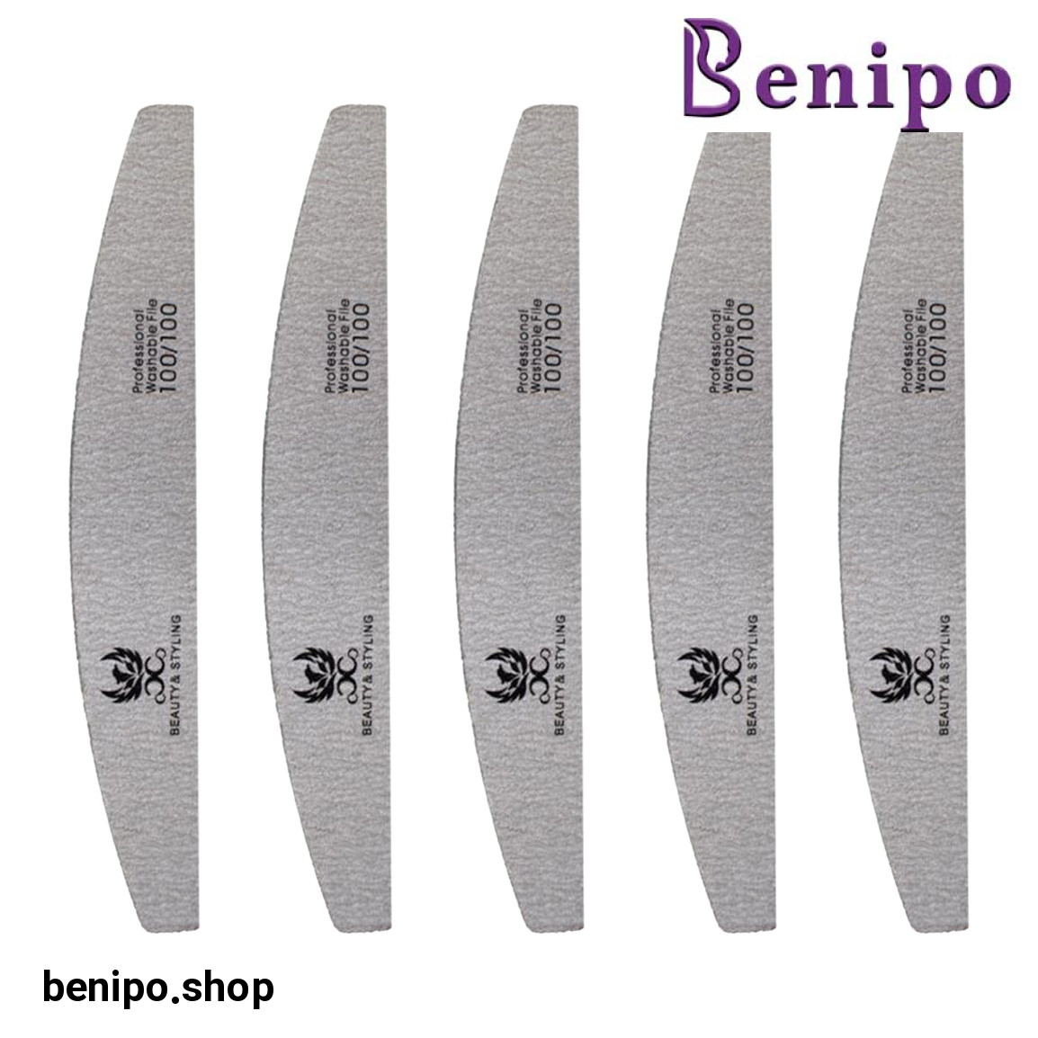 سوهان ناخن مدل 100-100 بسته 5 عددی