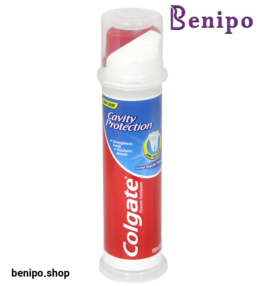 خمیر دندان پمپی ضدپوسیدگی Cavity Protection حجم 100میل