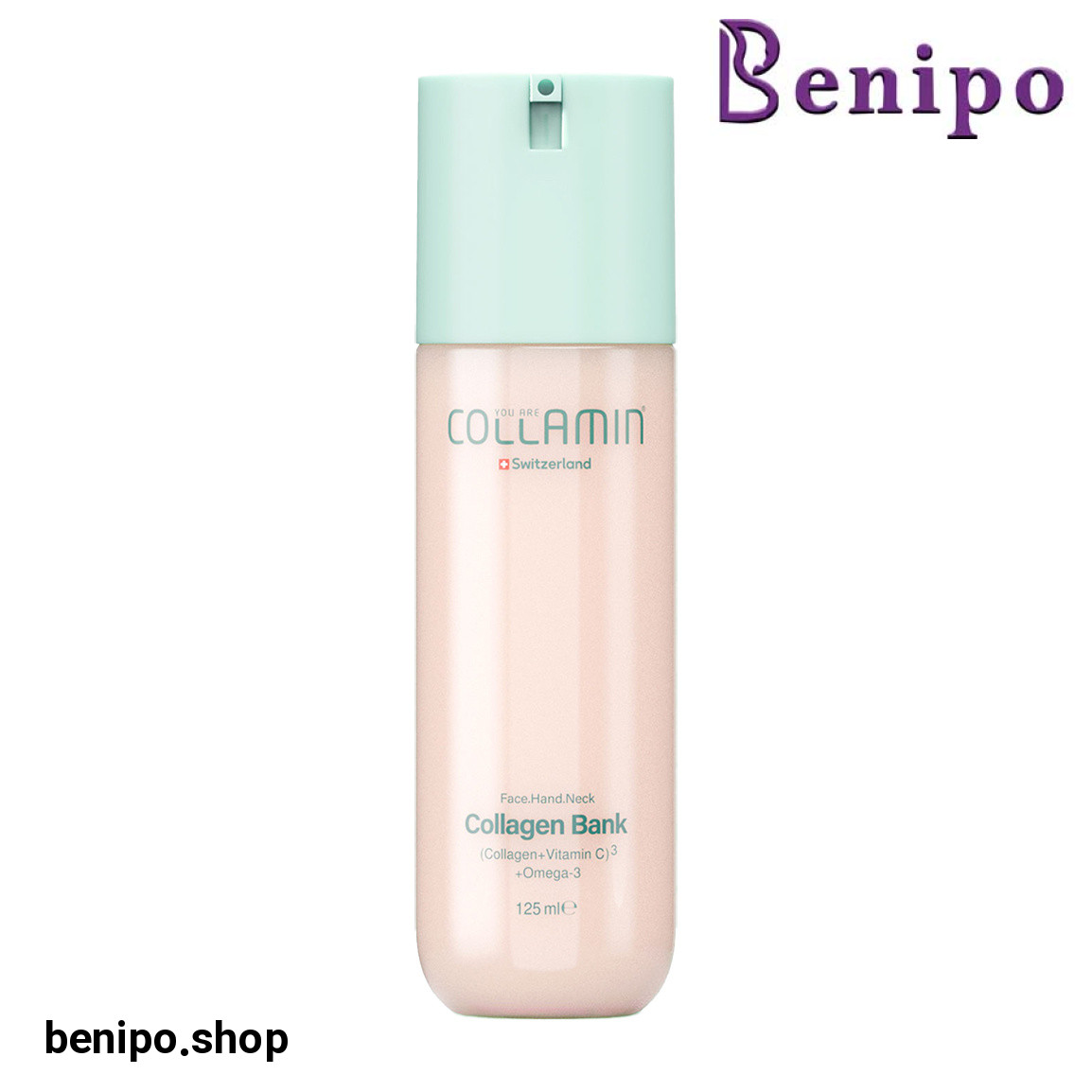 کلاژن بانک حاوی امگا 3 و ویتامین C حجم 125 میلی لیتر