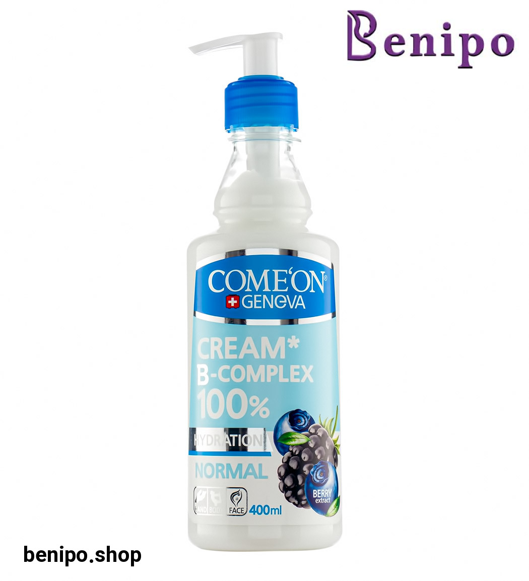 کرم مرطوب کننده بی کمپلکس نرمال حجم 400 میلی لیتر