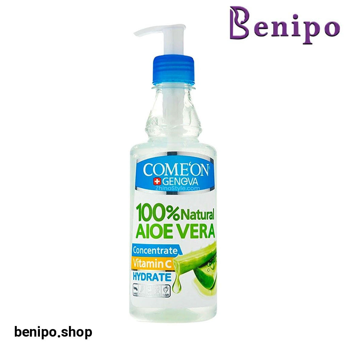 ژل آبرسان آلوئه ورا حجم 200 میلی لیتر