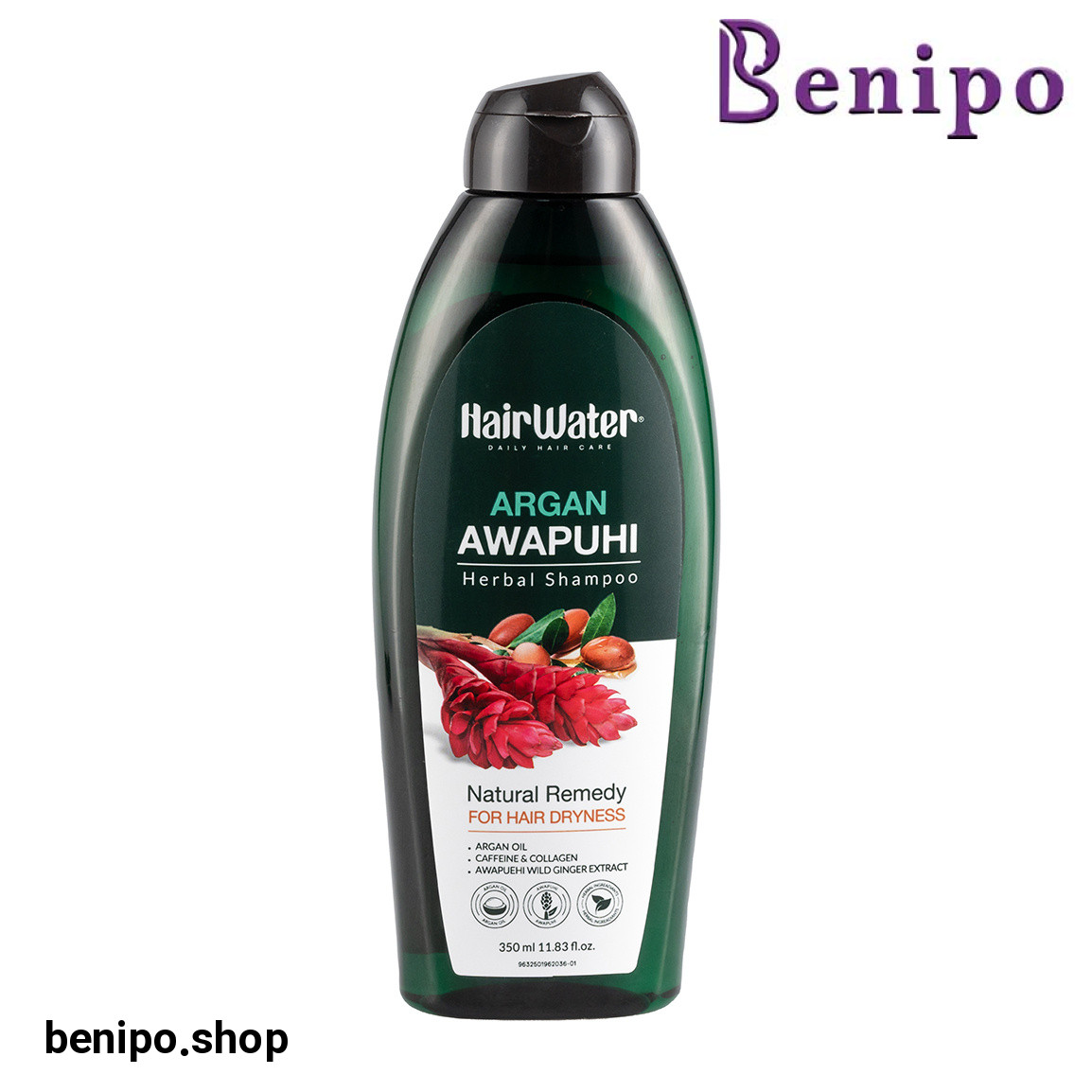 شامپو ترمیم کننده و آبرسان حاوی عصاره آواپوهی و آرگان مناسب مو خشک حجم 350 میلی لیتر