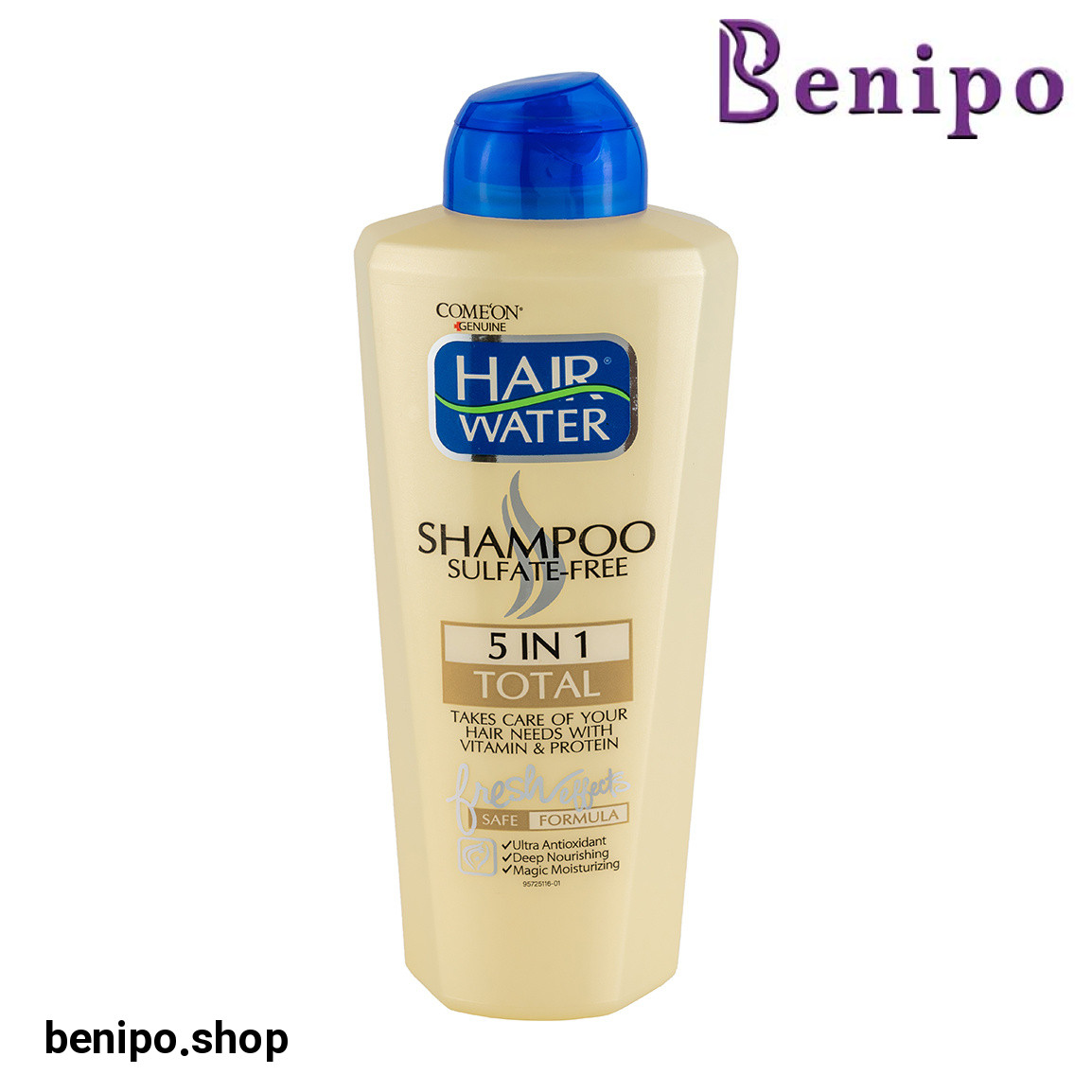 شامپو مدل Hair Water فاقد سولفات حجم 400میلی لیتر