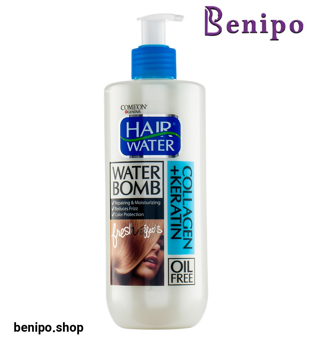 کرم آبرسان موی سر حاوی کلاژن و کراتین 400میلی لیتر