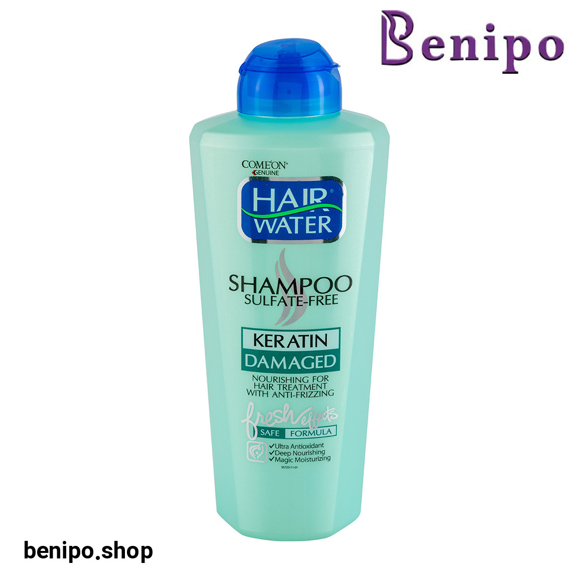 شامپو مدل Hair Water مناسب مو کراتینه شده حجم 400میلی لیتر