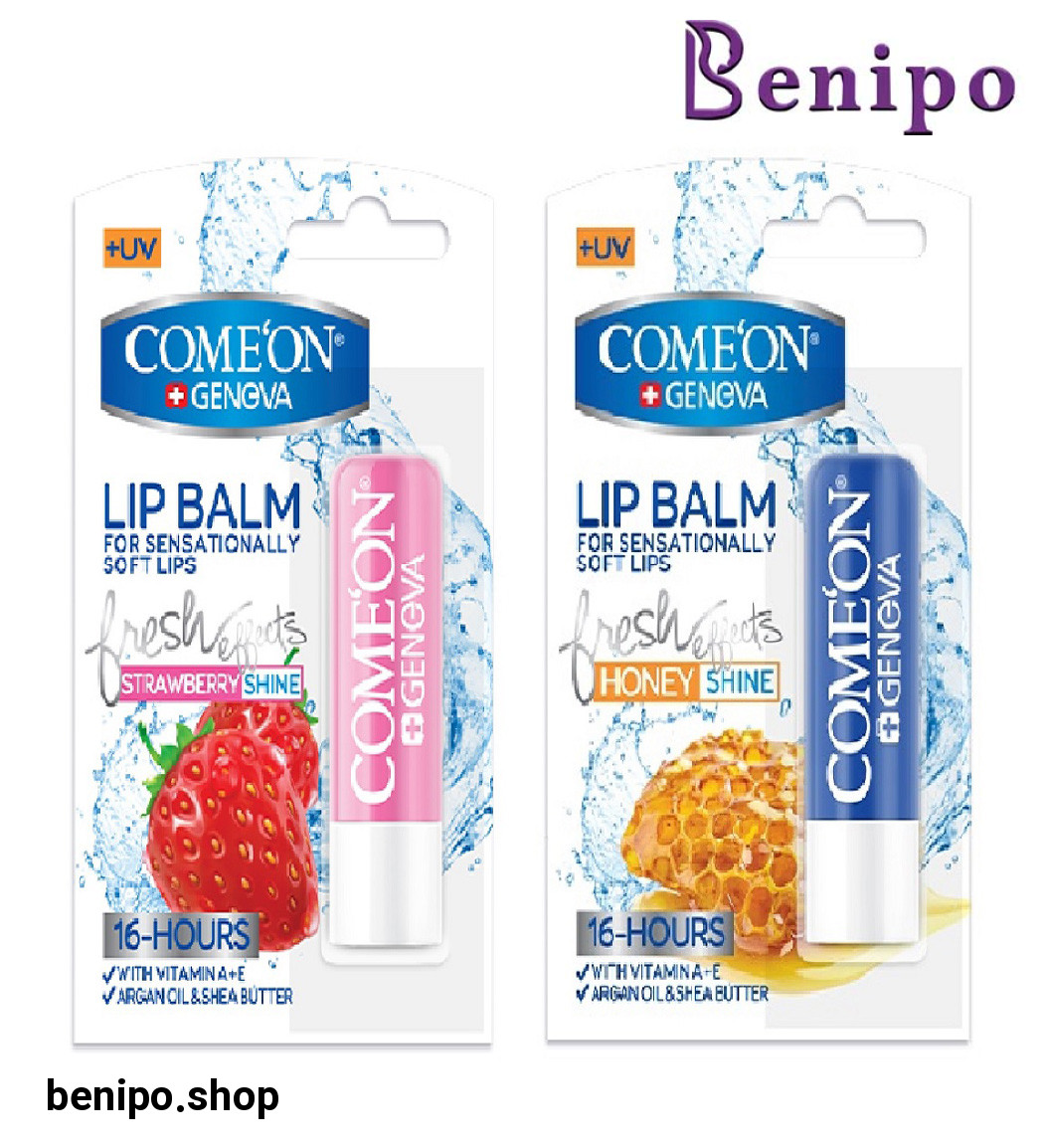 بالم لب مدل عسل و توت فرنگی پک 2 عددی