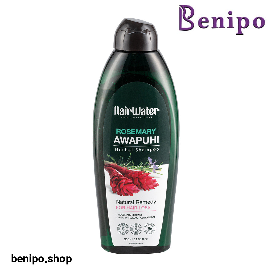 شامپو مرطوب کننده حاوی عصاره آواپوهی و رزماری مناسب مو آسیب دیده حجم 350 میلی لیتر