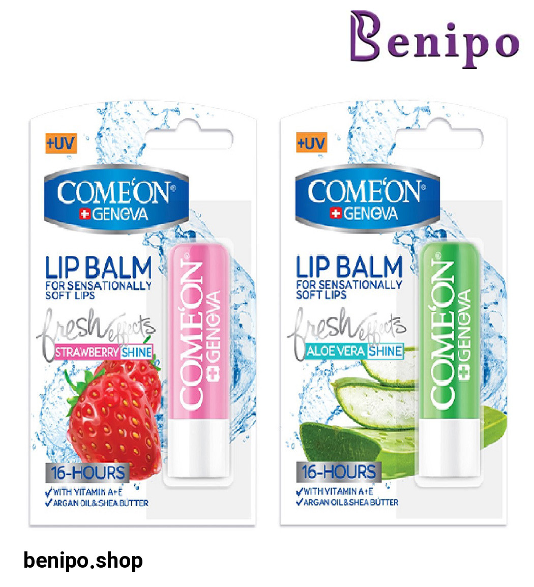 بالم لب مدل توت فرنگی و لوئه ورا پک 2 عددی