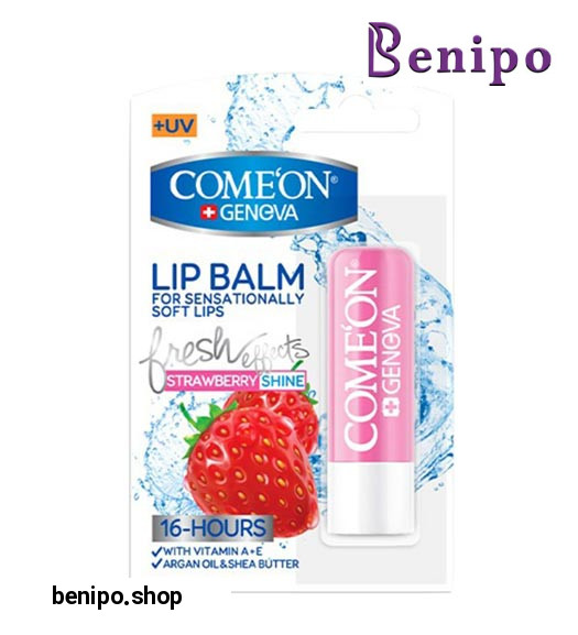 بالم نرم و براق کننده لب توت فرنگی