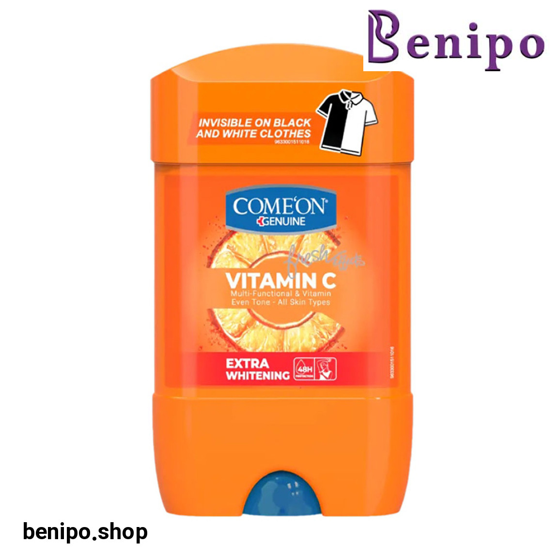 استیک صابونی خوشبو کننده بدن حاوی ویتامین سی مناسب انواع پوست حجم 40 میلی لیتر