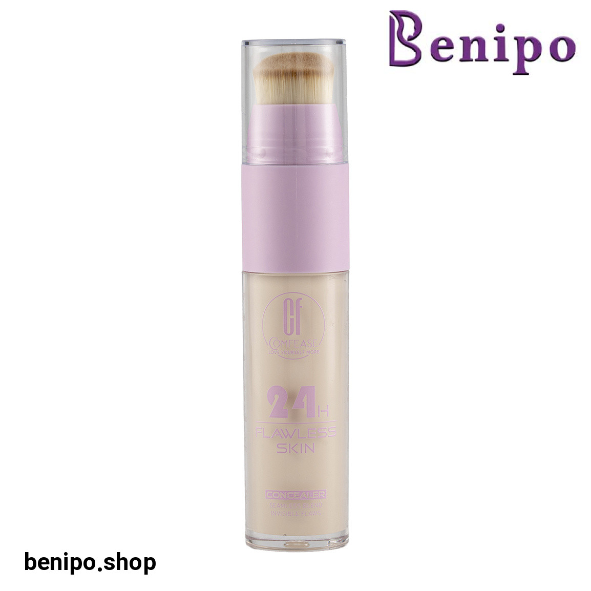 کانسیلر مدل Flawless Skin 24 ساعته همراه با براش