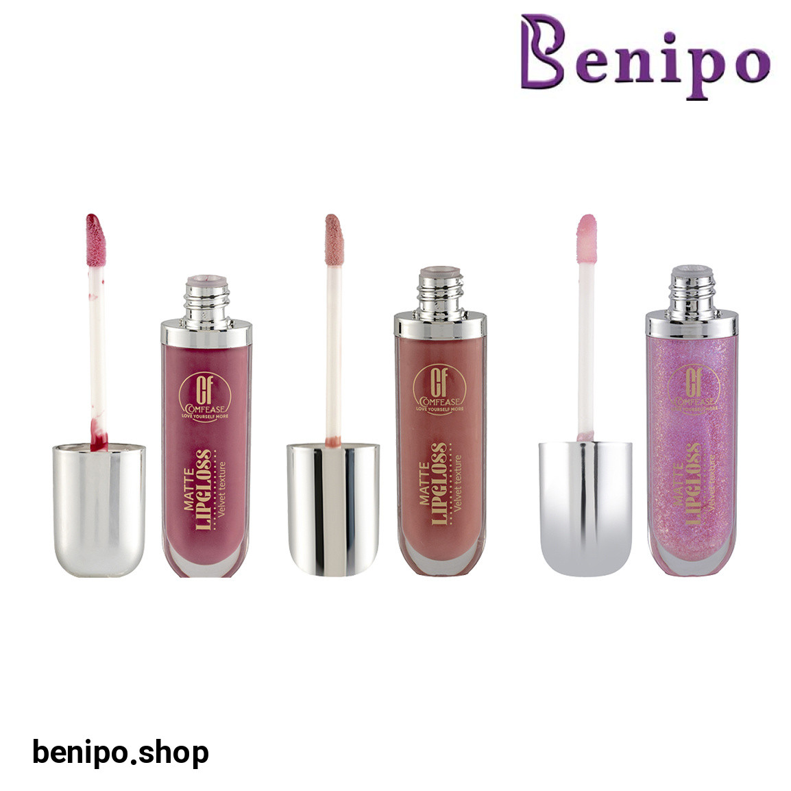 پک 3 عددی لیپ گلاس مدل Matte شماره 10، 11 و 1