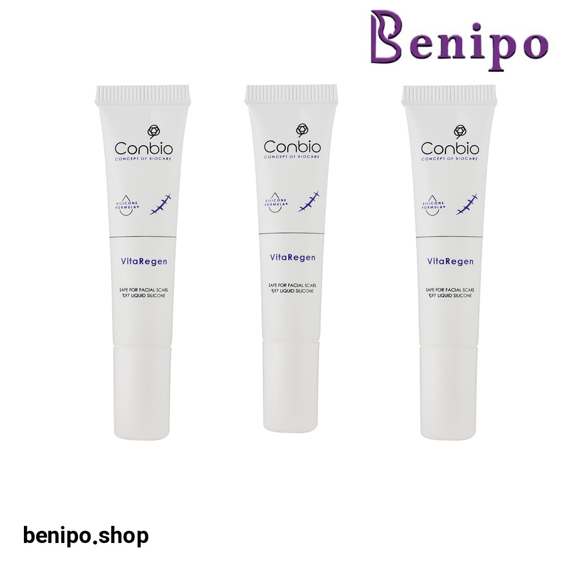 پک 3 عددی ژل احیا کننده پوست مناسب ترمیم جای زخم حجم 15 میلی لیتر