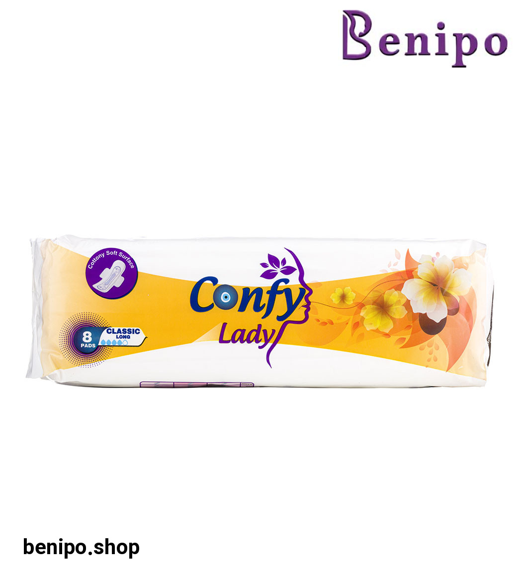 نوار بهداشتی بالدار مدل Classic سایز بزرگ بسته 8 عددی