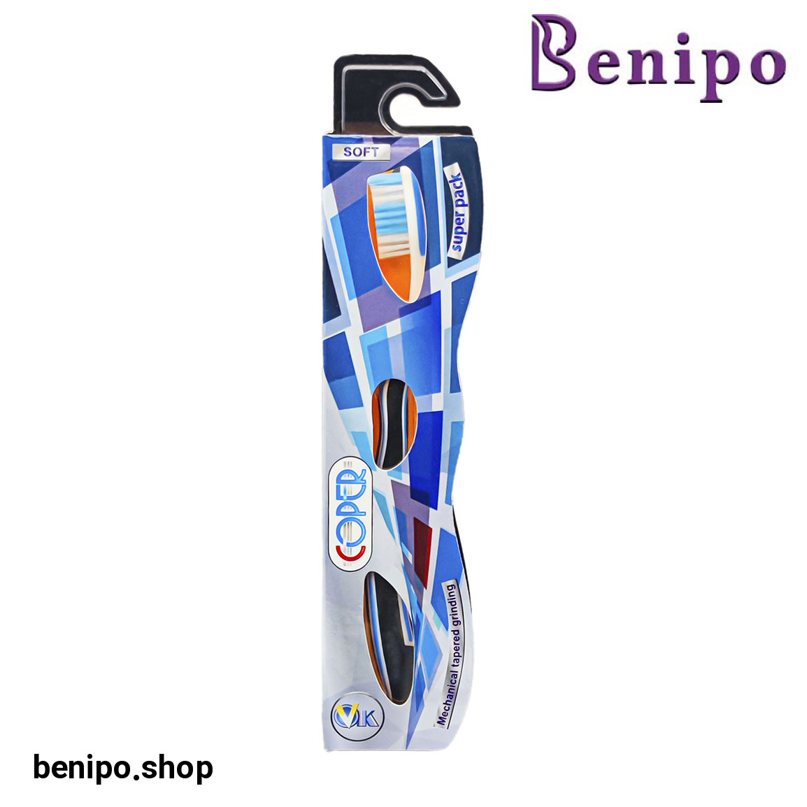 مسواک مدل SUPER PACK کد K-205 با برس نرم