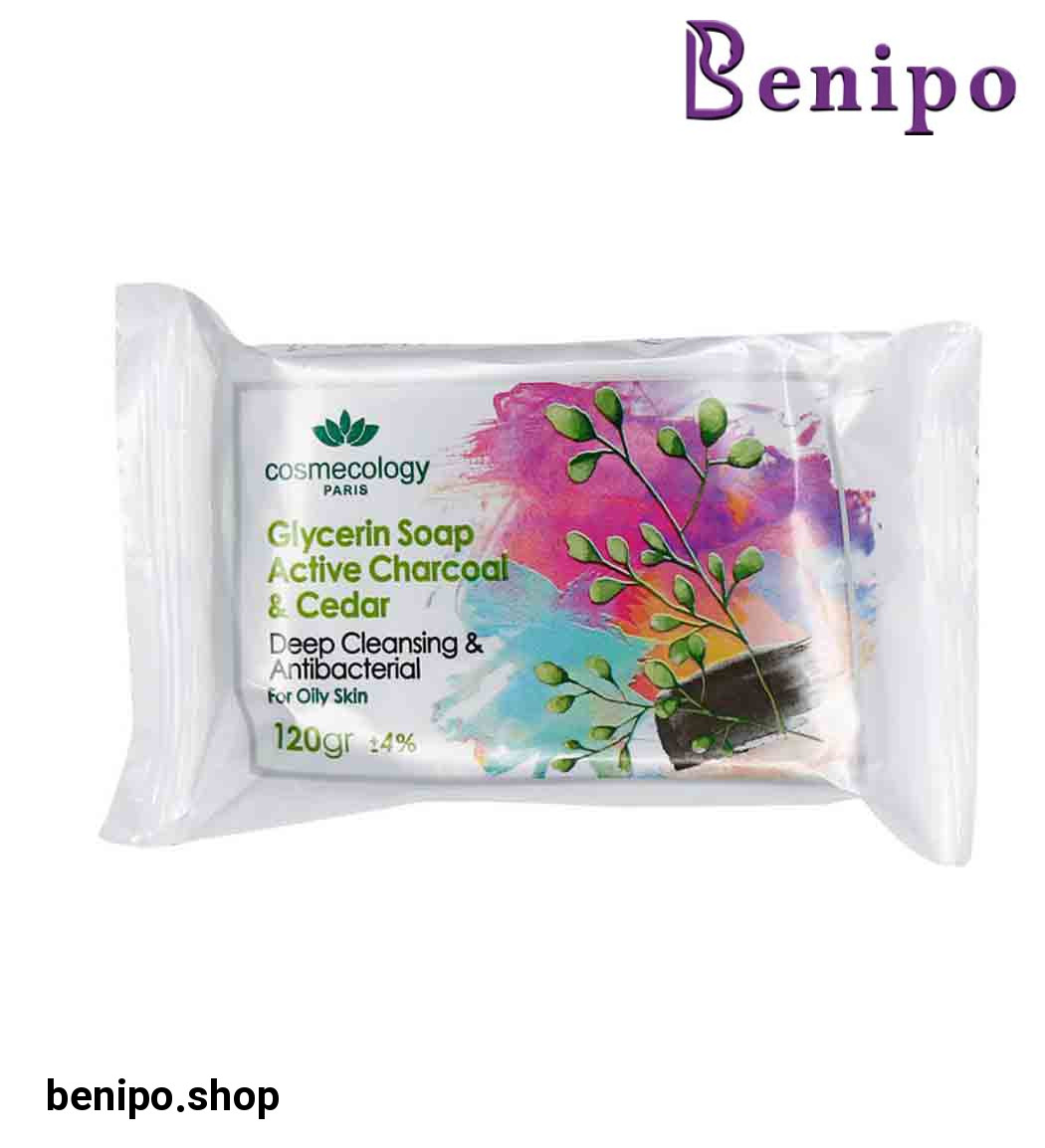 صابون گلیسیرین پاکسازی کننده و آنتی باکتریال مناسب پوست های چرب 120 گرم