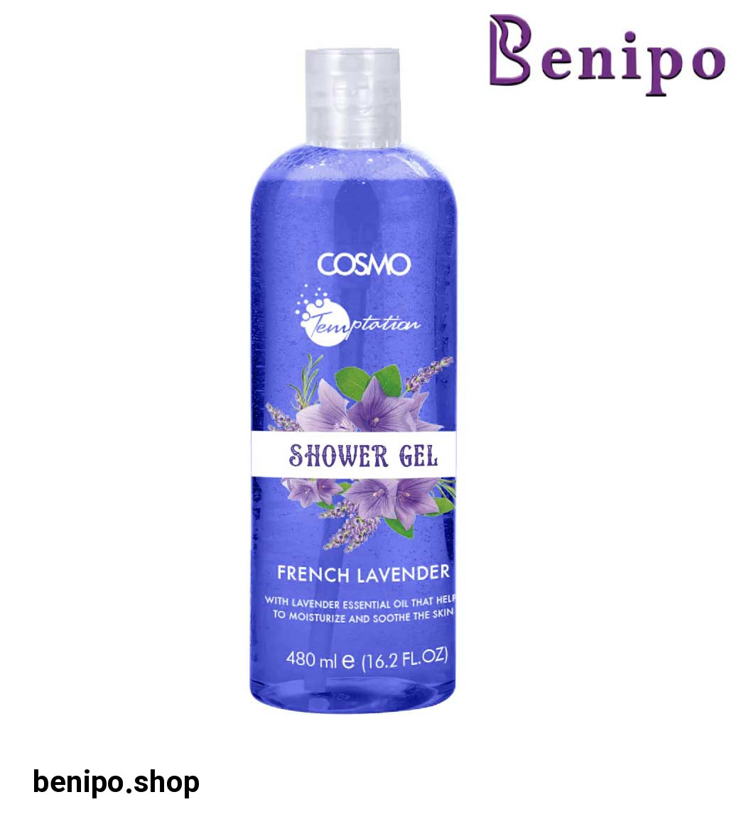 شامپو بدن پاک کننده و خوشبو کننده بدن با عصاره لوندر فرانسوی حجم 480 میل