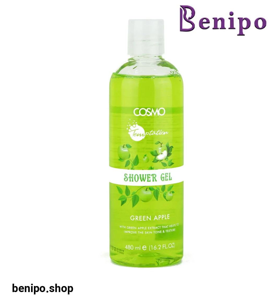 شامپو بدن پاک کننده و آرامش بخش با عصاره سیب سبز حجم 480 میل