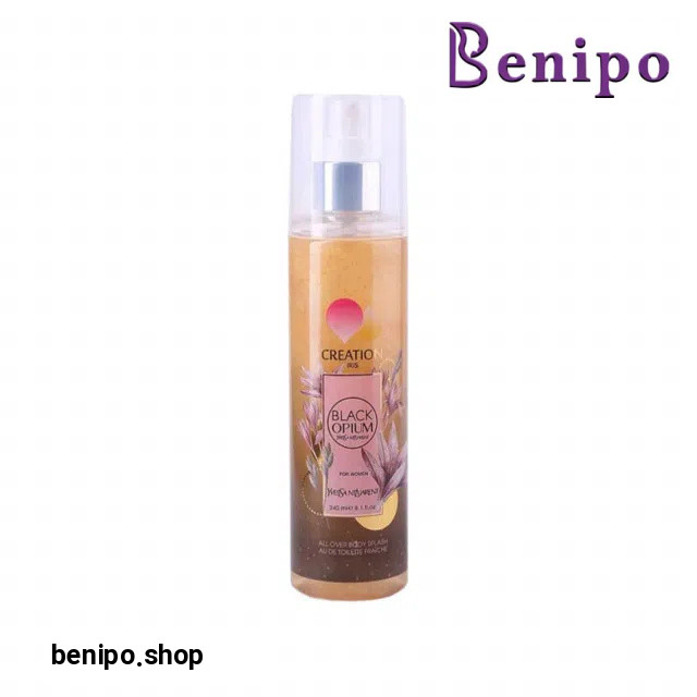 بادی اسپلش زنانه مدل Black Opium حجم 240 میلی لیتر