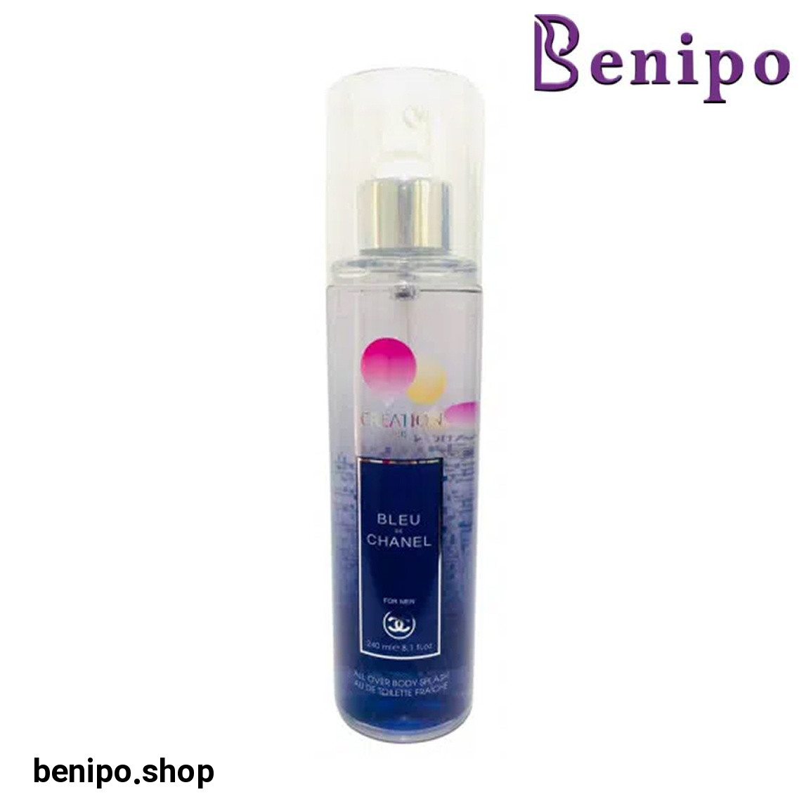 بادی اسپلش مردانه مدل Bleu de Chanel حجم 240 میلی لیتر