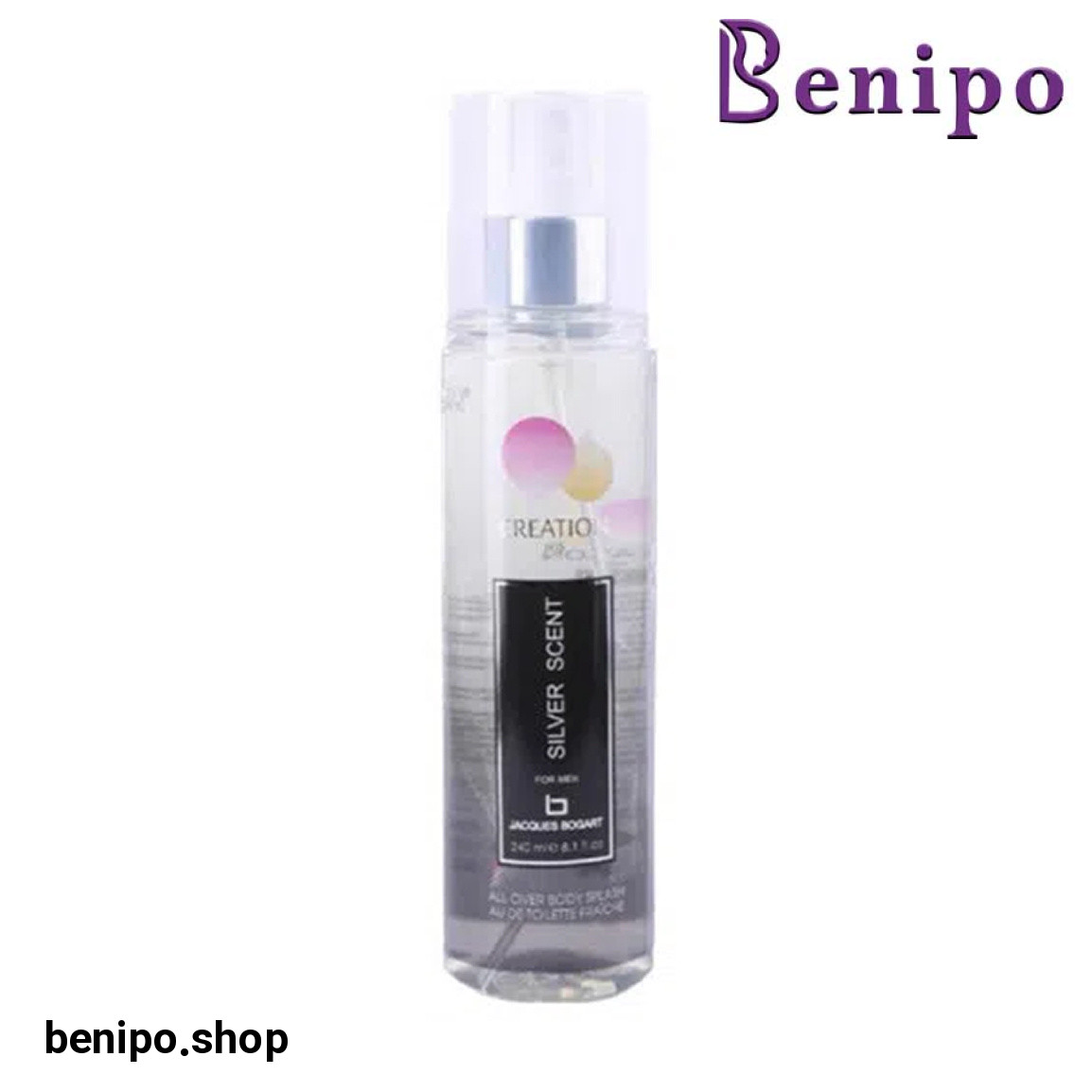 بادی اسپلش مردانه مدل Silver Scent حجم 240 میلی لیتر