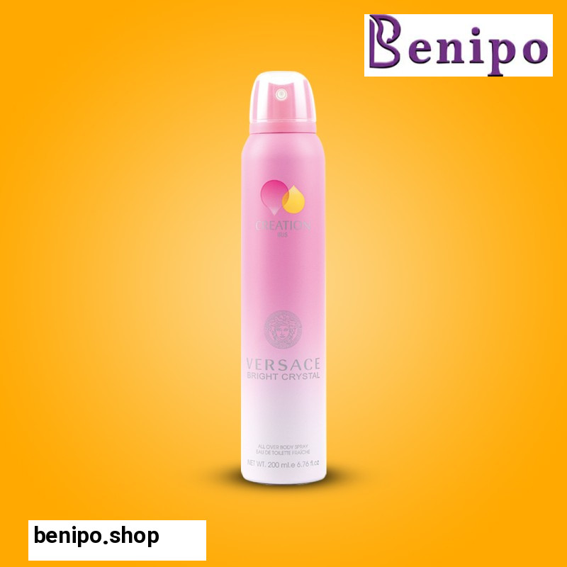 اسپری بدن versace Bright Crystal زنانه حجم 200 میل