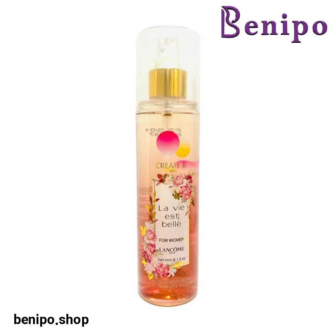 بادی اسپلش زنانه مدل La vie est belle حجم 240 میلی لیتر