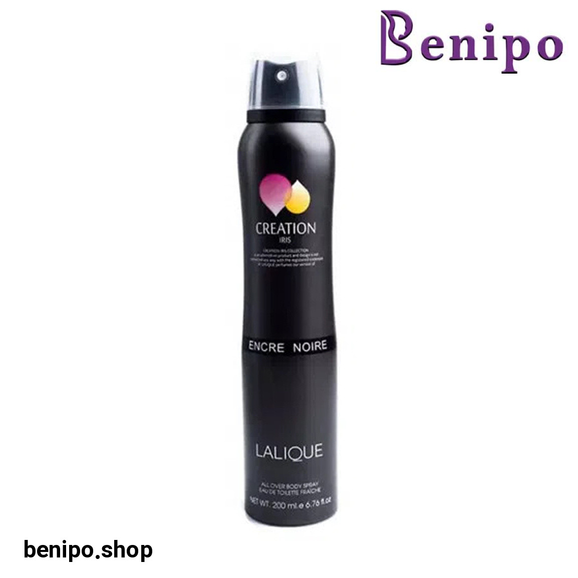 اسپری خوشبو کننده بدن مردانه مدل Lalique Encre Noire حجم 200 میلی لیتر