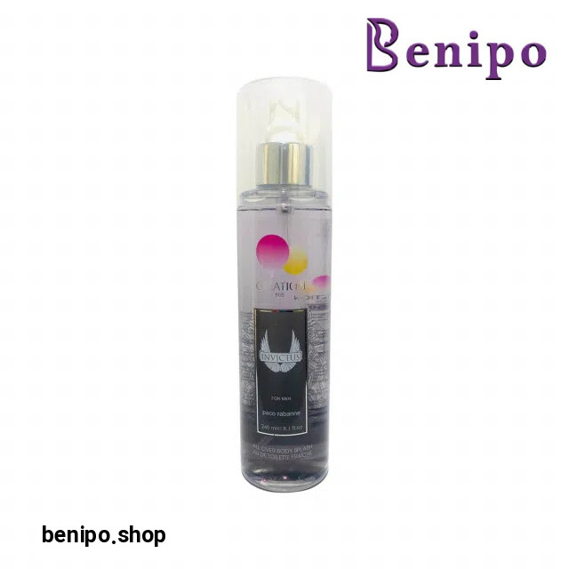 بادی اسپلش مردانه مدل Paco Rabanne Invictus حجم 240 میلی لیتر