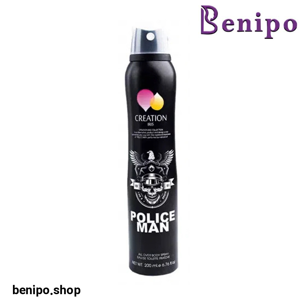 اسپری خوشبو کننده بدن مردانه مدل Police Man حجم 200 میلی لیتر
