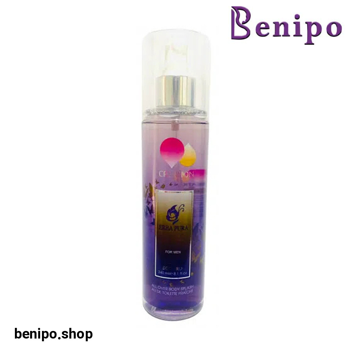 بادی اسپلش مردانه مدل Sospiro Erba Pura حجم 240 میلی لیتر