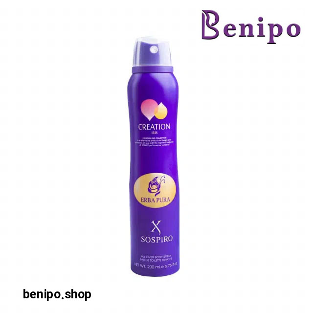 اسپری خوشبو کننده بدن مردانه مدل Sospiro Erba Pura حجم 200 میلی لیتر